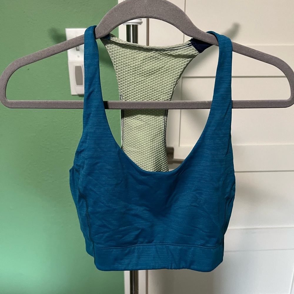 Outdoor Voices Blue Sports Bra Intimates & Sleepwear